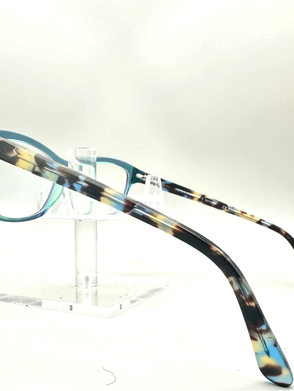 Scott Harris Europa SH-654 Eyeglasses Teal Green Blue Tortoise 52-16-135 Frames